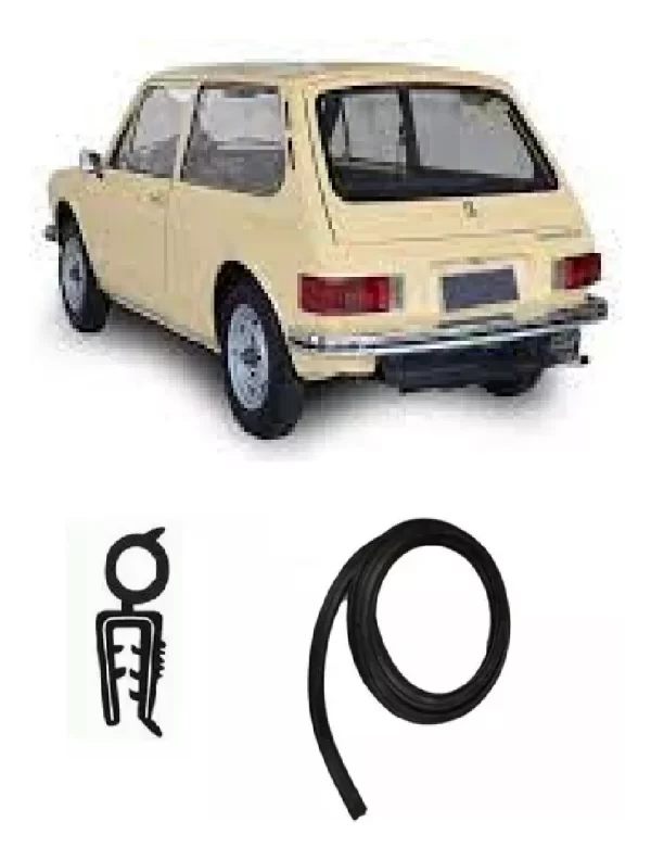 Borracha Porta Malas Ou Capo Vw Brasilia 73 A 82 Variant