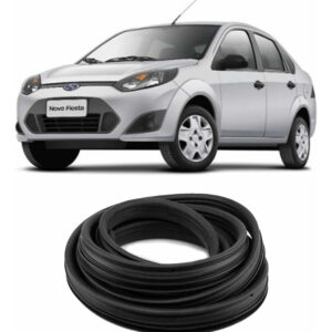 Guarnição Borracha Porta Fiesta Hatch Sedan Todos Os Anos