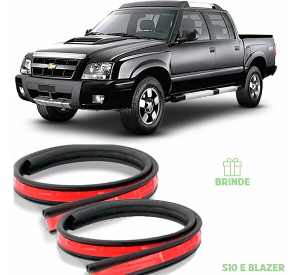Jogo Borracha Pingadeira Blazer S10 Cabine Dupla 4 Portas