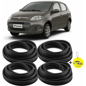 Kit Borracha De Vedação 4 Portas Palio Attractive