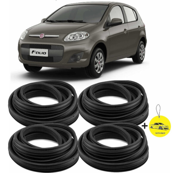 Kit Borracha De Vedação 4 Portas Palio Attractive