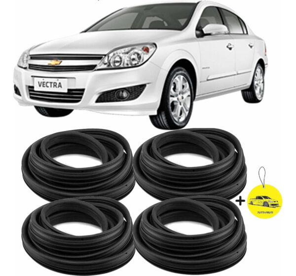 Kit Borracha De Vedação 4 Portas Vectra Gt Gt-x 2005/2011
