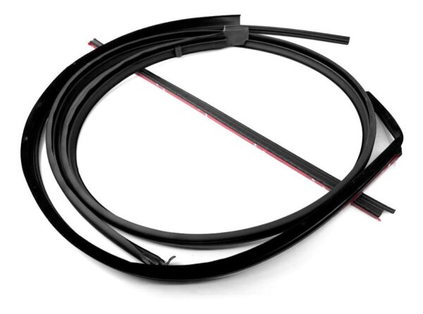 Kit Borracha Pingadeira Friso Teto Gol G3 G4 2 Portas - Par - Imagem 2