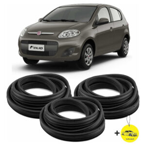 Kit Borracha Vedação 2 Portas + Porta Mala Palio Attractive