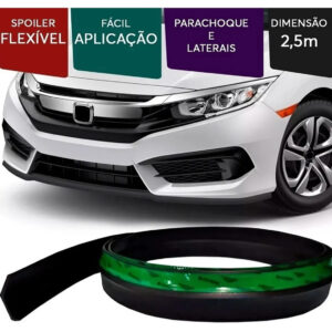 Saia Spoiler Front Lip Borracha Tuning Universal - Ez Lip