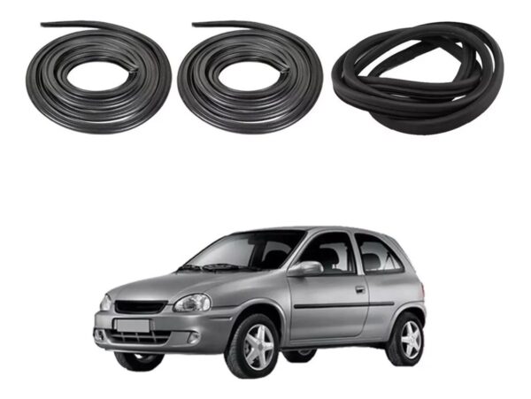 Borracha 2 Portas E Porta Malas Original Corsa Wind 1.0 96