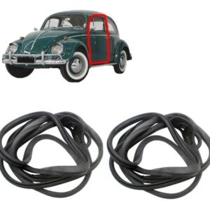 Jogo De Borracha Da Porta Fusca 65/66/67/68/69