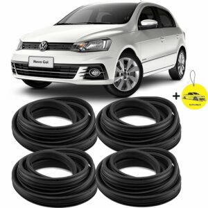 Kit Guarnição De Vedação Das 4 Portas Gol E Voyage G5 G6