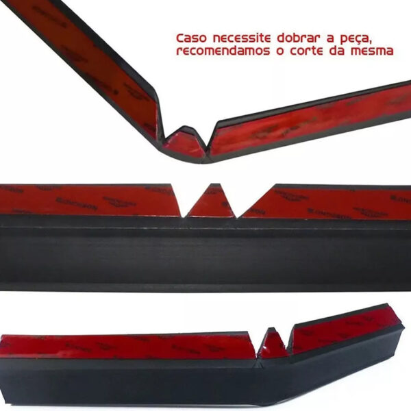 Saia Spoiler Front Lip Borracha Tuning Universal - Ez Lip - Imagem 6